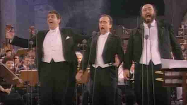 Los tres tenores cantan a Madrid